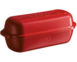 ​Emile Henry Broodbakvorm voor Groot Brood - Grand Cru - 39 x 16 cm / 2,3 liter - Keramische Bakvorm - Geschikt voor Oven en Vaatwasser - Ideaal voor het Bakken van Huisgemaakt Brood met Knapperige Korst​