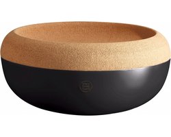 Emile Henry Fruitschaal/bewaarpot 36 Cm 6500 Ml Keramiek Zwart