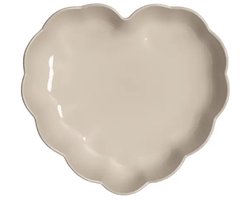 Emile Henry Madeleine Taartvorm hart gegolfd - 265x245x65mm - Argile