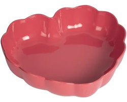 Emile Henry Madeleine Taartvorm hart gegolfd - 265x245x65mm - Rose Candy