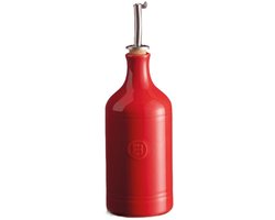 Emile Henry Olie- en azijnfles - 450ml - Rood