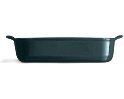 Emile Henry Ovenschaal - Gratinschaal - Baking Dish - Aardewerk - Belle-Ile Blauw - Vaatwasserbestendig & Ovenbestendig, 29 x 19 cm / 1.6 L