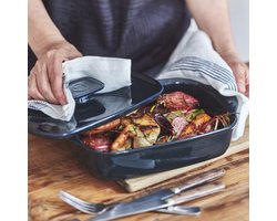 Emile Henry Ovenschaal rechthoekig E-box - 360x230mm - Cèdre