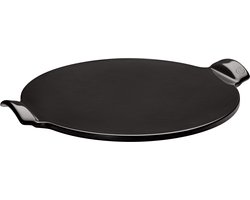 Emile Henry Pizzasteen glad E-box - Ø365mm - Fusain