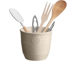Emile Henry Pot voor keukengerei - 0.9Ltr - Argile