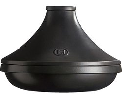Emile Henry Tajine Delight E-box zwart deksel - Ø275mm