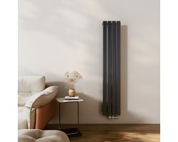 EMKE Radiator - Plat Design - Mat Antraciet - 160x30 cm - 557 W - Kolomradiator Vertical - Verwarming voor Alle Ruimtes