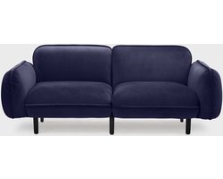 emko bean 2zits bank - marine blauw
