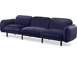 emko bean 3-zits bank - blauw