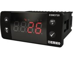 Emko ESM-3720 Tweestanden- en PID-regelaar Temperatuurregelaar Pt100 -50 tot 400 °C Relais 16 A (l x b x h) 65 x 76 x 3
