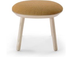emko naïve voetenbank - geel - kvadrat stof