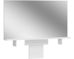 Emma aanrechtspiegel wit NB - 13x110x70cm