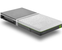 Emma Diamond Medium Hybrid koudschuim pocketvering matras 100 x 200 cm - 10 jaar garantie - 25 cm - tot 120 kg