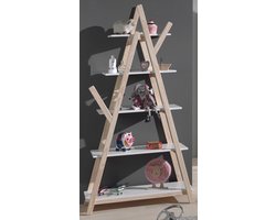 EMOB - Boekenkast Kiddy Scandinavisch - wit/den - Vipack - Kinderkasten - Wit - Hout; MDF - Kinderkasten - Op voorraad