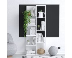 EMOB - Boekenplank Emerald - 100% Melamine / 18mm Dikte / Wit - Emob - Open boekenkasten - Wit - Melamine - Open boekenkasten - Op voorraad