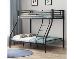 Emob Design - Stapelbed Trixie 90x200 & 140x200 - 90x200_140x200 - Zwart