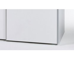EMOB - Kledingkast Salamanca 170cm met 2 deuren - wit/beton - Emob - Slaapkamerkasten - Wit; Betonlook - Spaanplaat - Slaapkamerkasten - Op voorraad