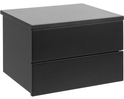 Emob - Nachtkastje - Zwart - 37cm