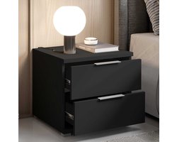Emob - Nachtkastje - Zwart - 46cm