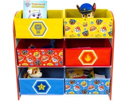 EMOB - Opbergrek Paw Patrol - 30x63,50x60 cm - Multicolor/spaanplaat - Emob - Kinderkasten - Multicolor - Spaanplaat - Kinderkasten - Op voorraad