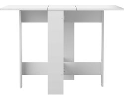 EMOB - Opklapbare eettafel Papillon 103 cm - wit - Symbiosis - Kantoortafels - Wit - Spaanplaat - Kantoortafels - Op voorraad