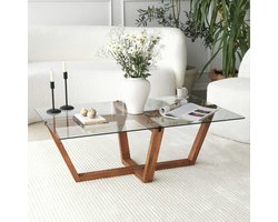 Emob - Salontafel - Bruin - 105x65x35 cm