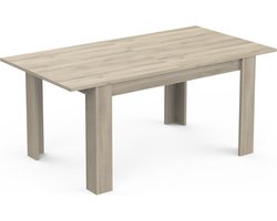 EMOB - Verlengbare eettafel Charme 170/230x90 cm-Kronberg eik - CBA - Kantoortafels - Bruin - Melamine; Spaanplaat - Kantoortafels - Op voorraad