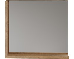 EMOB - Wandspiegel Synnax | 80 x 12 x 72 cm | Oak Decor - Trendteam - Woonaccessoires outlet - Bruin - Melamine; Spiegel; MDF - Woonaccessoires outlet - Op voorraad