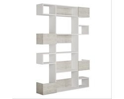 EMOB - Woody Boekenplank | 18mm Melamine | 120x171x20cm | Wit - Emob - Summer Sale - Wit - Melamine - Summer Sale - Op voorraad