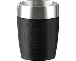 EMSA TRAVEL CUP kopje Zwart