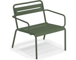 Emu Star lage stoel military groen