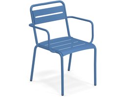 Emu Star stapelbare stoel van staal in verschillende kleuren
