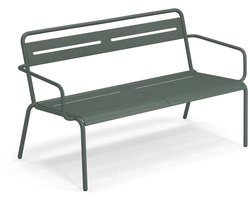 Emu Star tuinbank met armleuning van staal