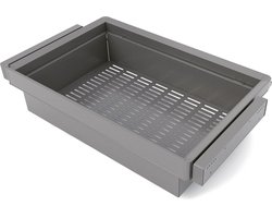 Emuca Kit bestaande uit metalen Quartz lade en verstelbaar frame voor kasten, Soft close en volledig