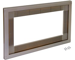 Emuca Magnetron frame, voor inbouw in keukenblok, module 600mm, 600x400mm, Plastic, Satijn eindigde geanodiseerd