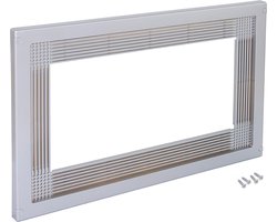 Emuca Magnetronframe, unit 600 mm, Kunststof, Aluminium kleur
