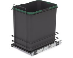 Emuca Recycle Recycle Container 35 L Voor Keuken Lager Repareren En Handleiding Extractie Transparant