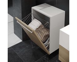 Emuca Verchroomde Wasmand Voor Module Zilver