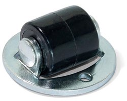 Emuca Wielen voor meubels, draaiend afdekplaatje, D. 13 mm, Staal en kunststof, 20 st.