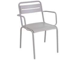 EmuStar tuinstoel met armleuningen cement