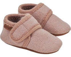 En Fant - Pantoffels voor baby's - Wol - Bark roze - maat 25-26EU