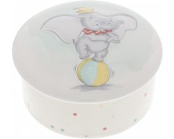 Enchanting Disney - Dumbo Keepsake Box - Porseleinen Dombo bakje - doorsnee 8 cm.
