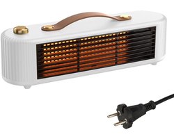 Energiebesparende ventilatorkachel, 800 W, draagbare keramische ventilatorkachel, thermostaat, verwarming voor - ShopVlot