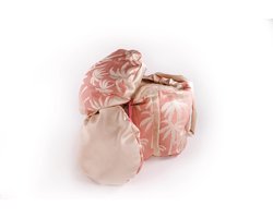 Energiezuinige slowcooker / koelbox / de wollige hooikist / gaarzak / ecologisch/duurzaam/koeltas/Skiep/roze palm
