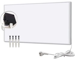 Energiezuinige Verwarming - Wandverwarming Elektrisch - Comfortabele Warmte - Stille Werking - 300 x 600mm - Wit