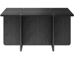 Engawa Bank Black Oak | Zwart | Hout