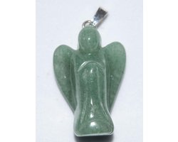 Engel aventurijn, 20 mm. Hanger. Edelsteen.