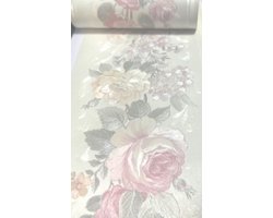 Engelse bloemen behangrand