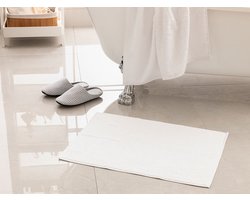 English Home badmat - 50x70 cm - Wit