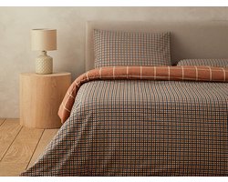 English Home - Beddengoed - Beddengoed 160x200 - Bedspreiset - 160x220 cm - Terracotta